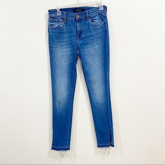 J Brand 811 Angelic Mid Rise Blue Skinny Stretch Denim Jeans Size 27 - Picture 4 of 11